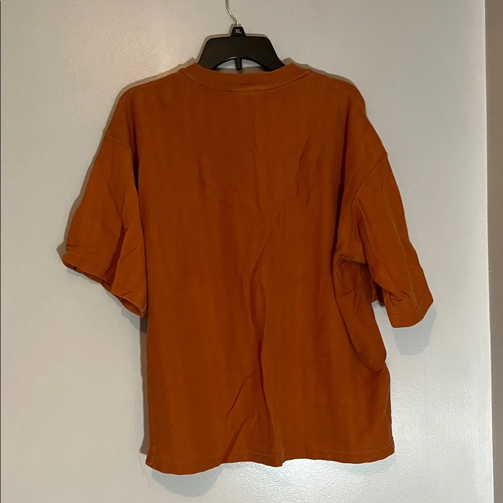 Carhartt Men's Casual Orange Button front Shirt - Picture 3 of 5